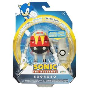 Figura Articulada - Sonic Giant Eggman Robot Battle Set - Vermelho