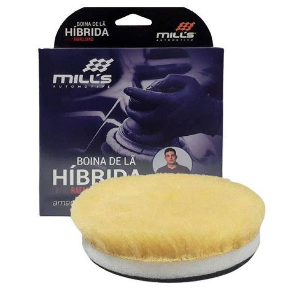 Boina Lã Hibrida Amarela 6R.Orbital Interf Esp.Branca Mills