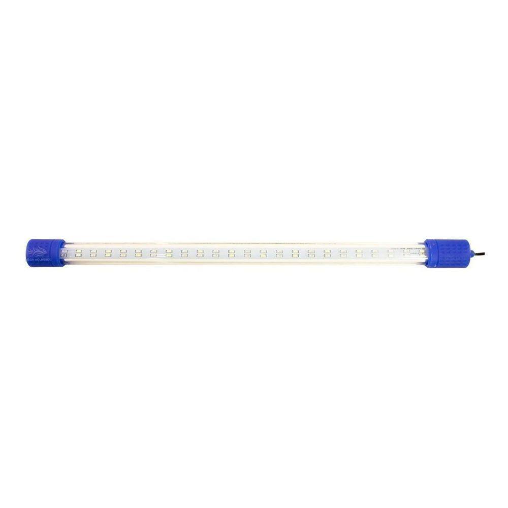 Luminária Aquário L600 55Cm Submersa Luz Branca Azul Rosa
