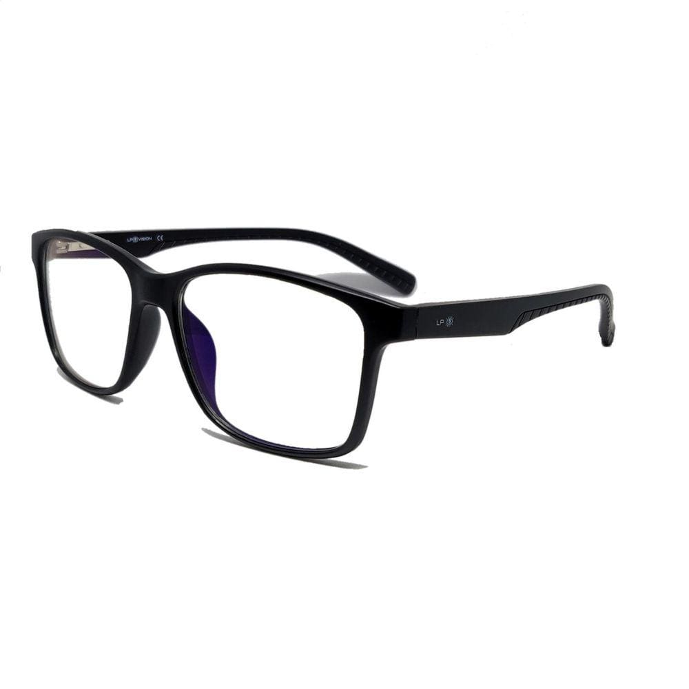 Óculos Para Gamer Com Filtro De Luz Azul Lp Vision - Preto