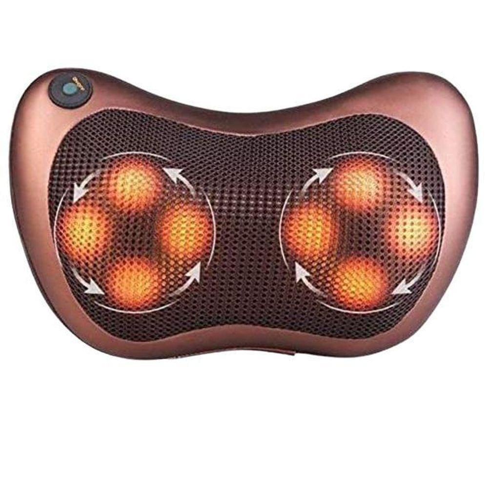 Almofada De Massagem Eletrônica Costas Pescoço Ombro Bivolt