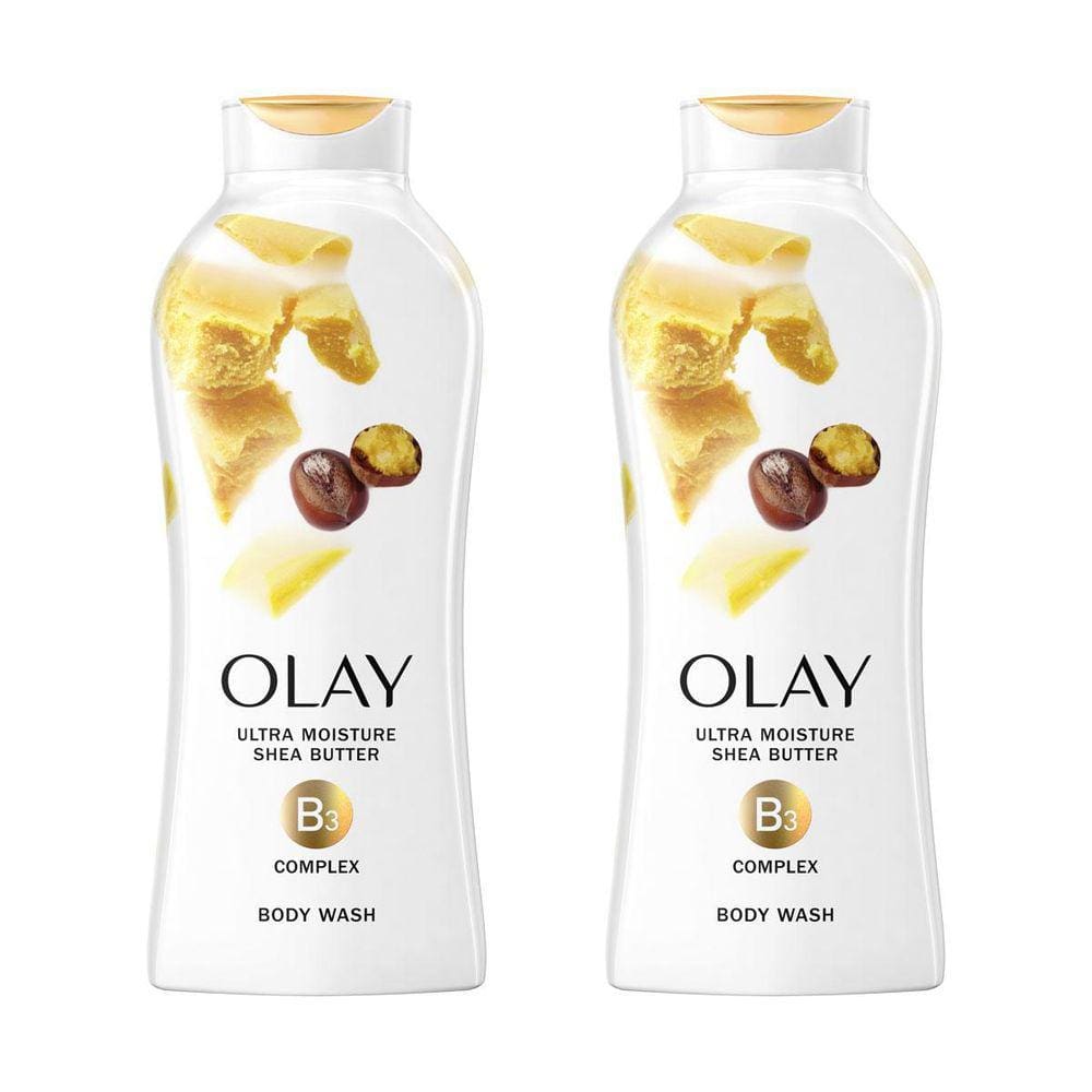 Sabonete Líquido Olay Moisture Shea Butter 364 Ml - 2Un