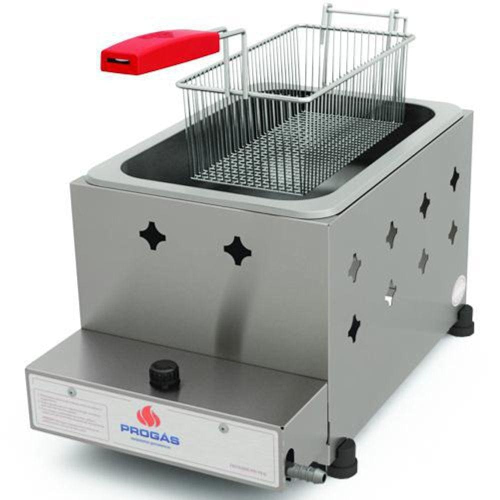 Fritadeira Inox À Gás 5 Litros Pr-10G Progás