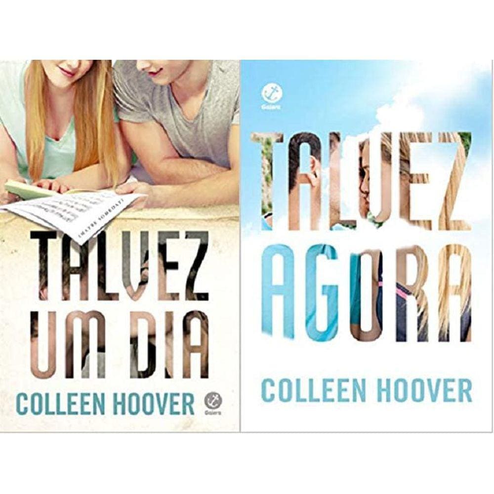 Kit 2 Livros Colleen Hoover Talvez Um Dia + Talvez Agora