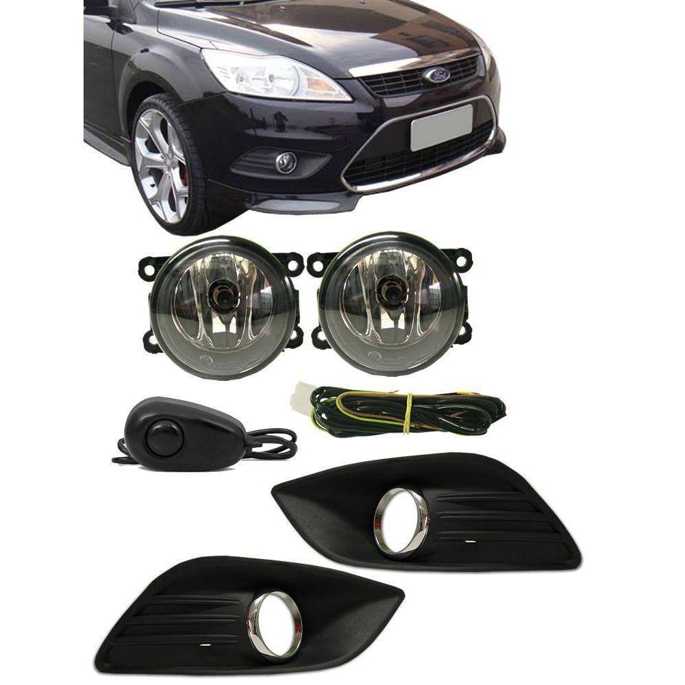 Kit Farol Milha Neblina Ford Focus 2009 2010 2011 2012 2013