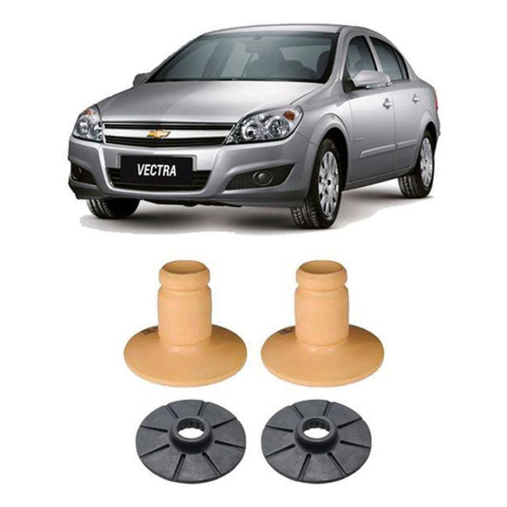 2 Kit Batente Calço Mola Traseira Novo Vectra 2009 2010 2011