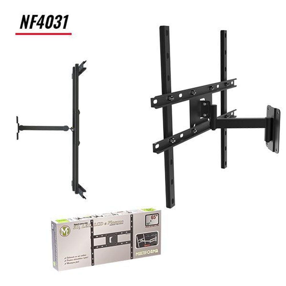 Suporte Mf4031 De Tv Até 65" - 3 Movimentos - Multiforma