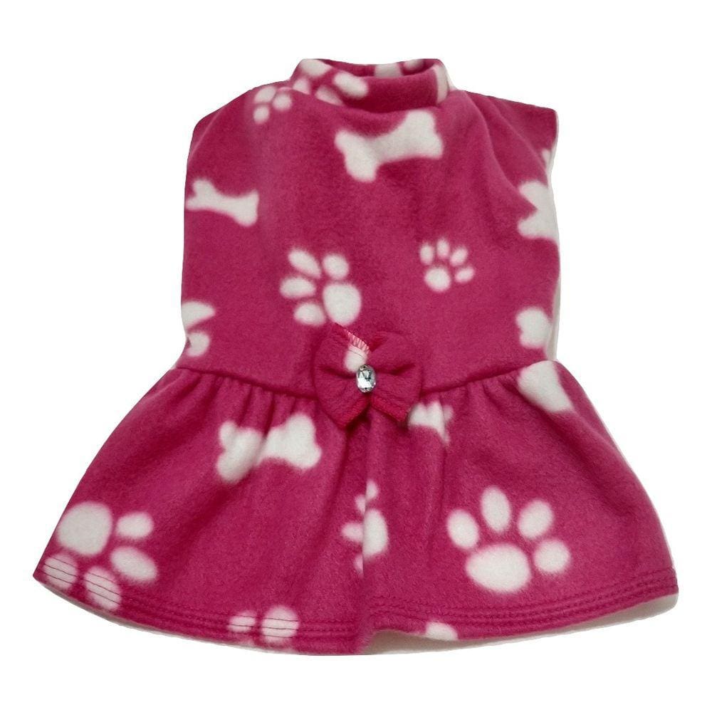 Vestido De Inverno Soft Rosa Tamanho EG