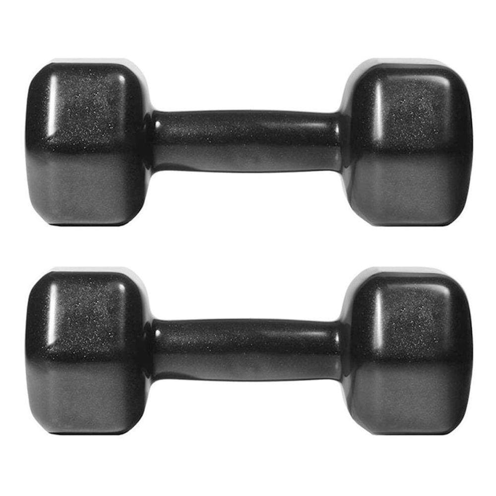Par Halter Sextavado Emborrachado Em Pvc - 9Kg
