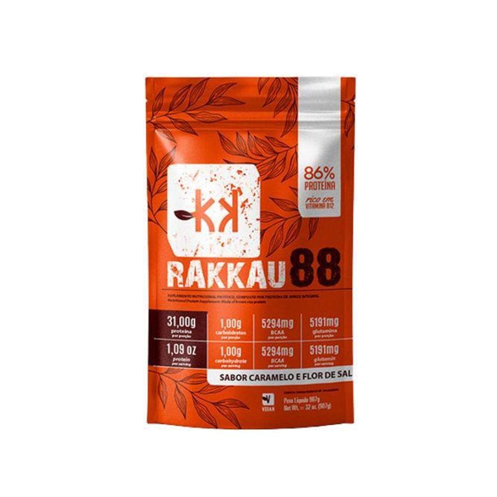 Rakkau 88 Caramelo E Flor De Sal Proteína Vegana 907G