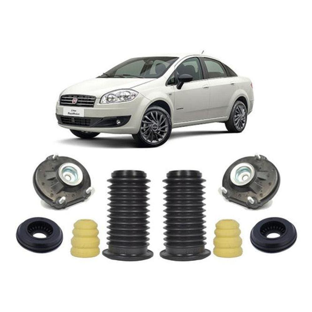 Kit Batente Suspensão Dianteira Fiat Linea 2008 2009 2010 11