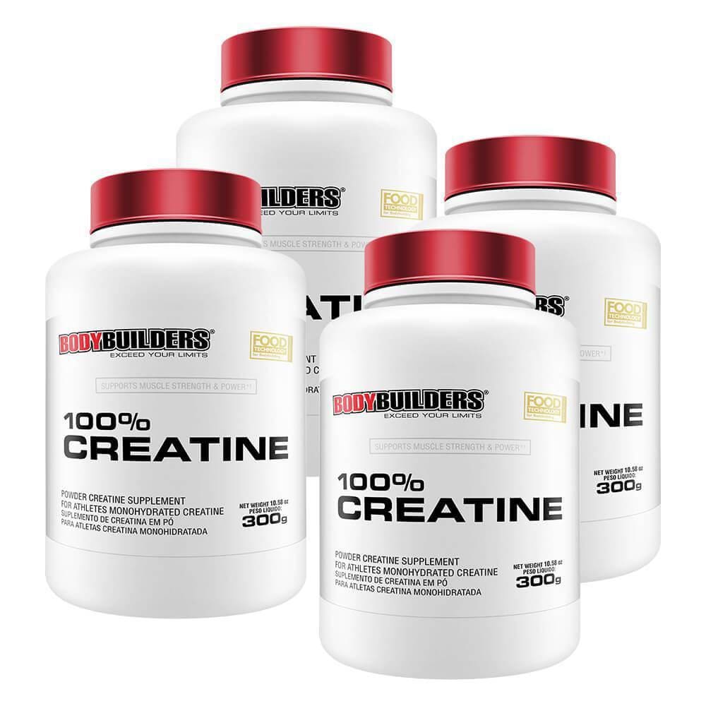 Combo 4X 100% Creatina 300G - Bodybuilders