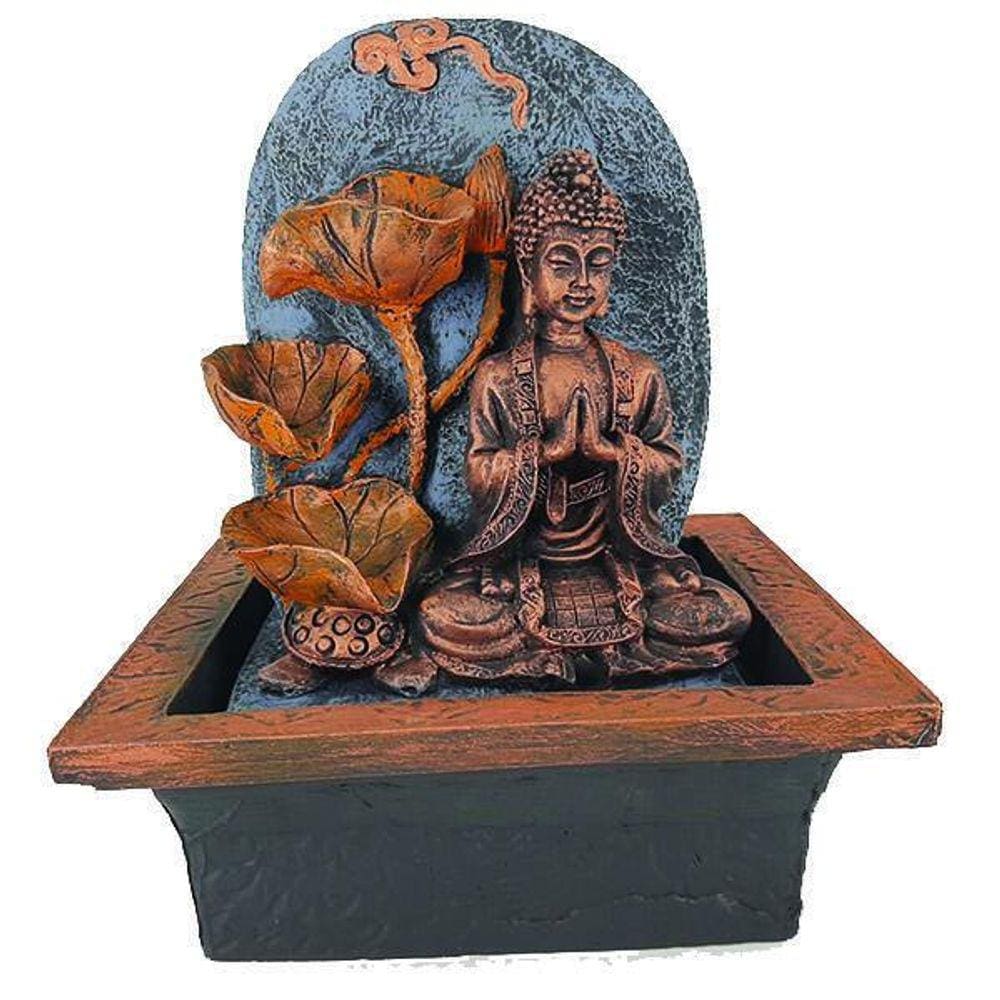 Fonte 3 Quedas Folhas Buda Mudra Atmanjali 01076