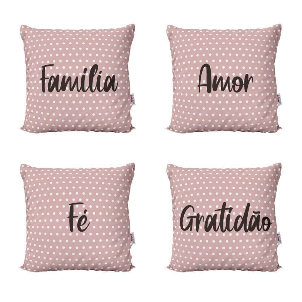 Almofadas Decorativas Rosa Decorativas Para Sofá 40X40