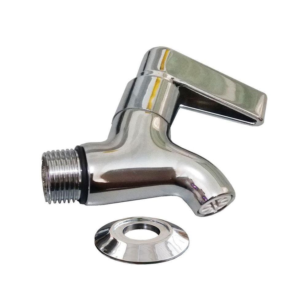 Torneira Metal Cromado Bebedouro De Água Industrial +Canopla