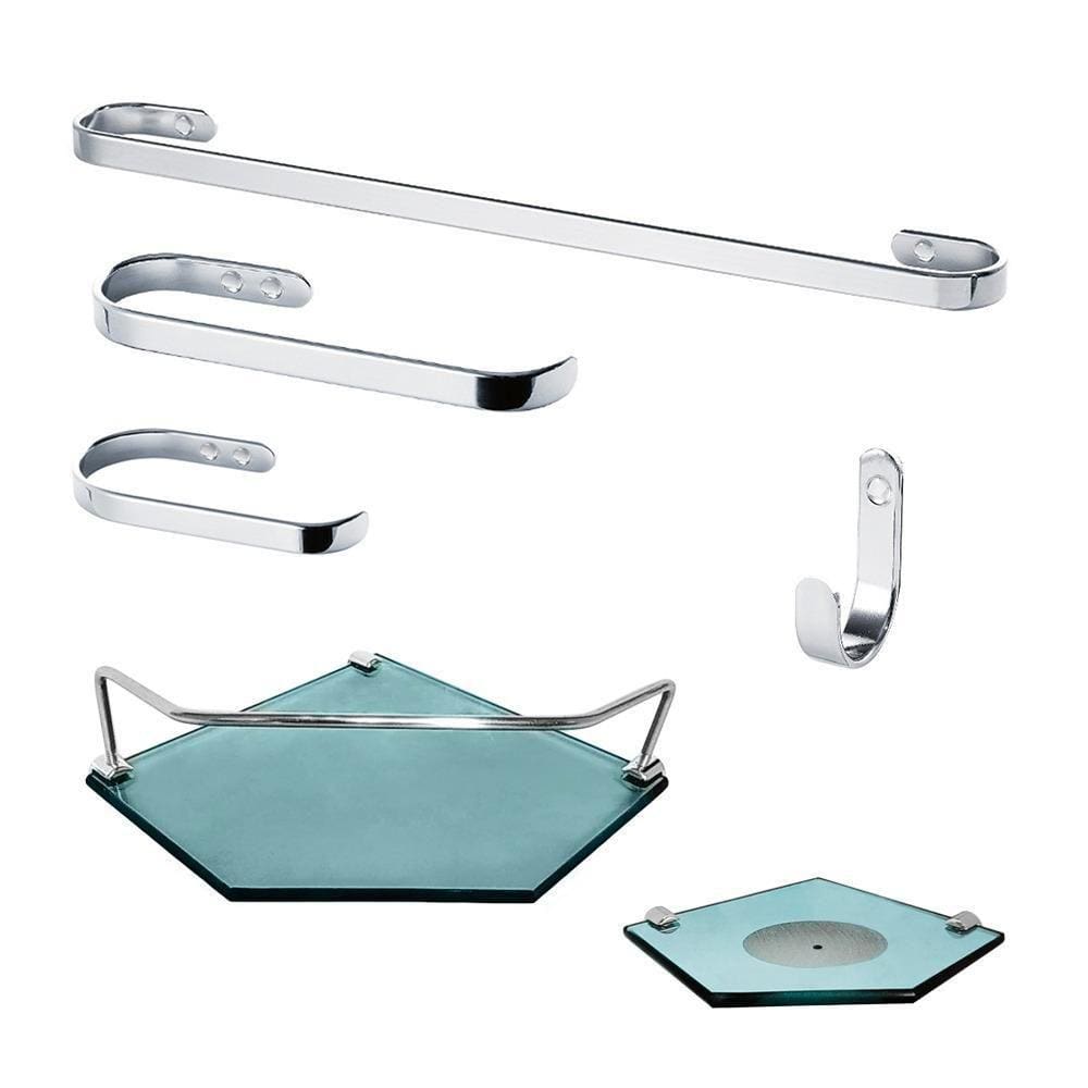 Kit Para Banheiro Onix 4 Verde