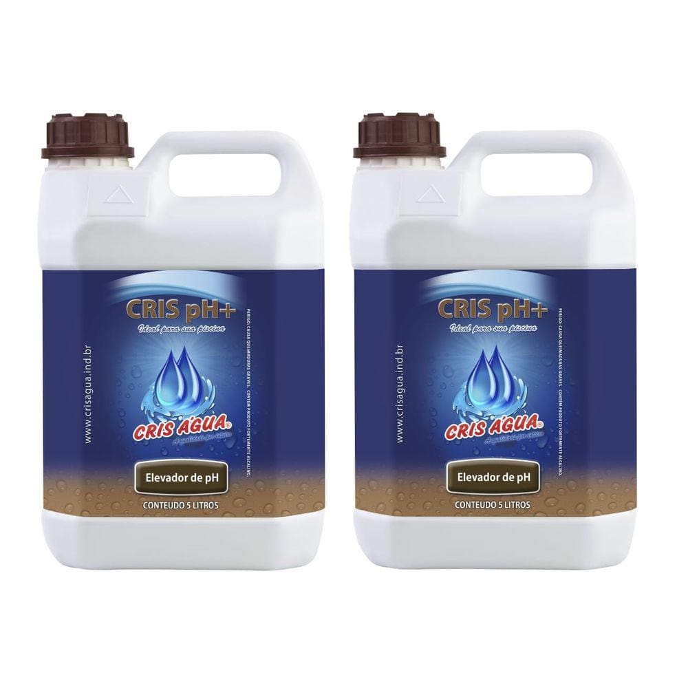 Kit 2 Elevador De Ph Para Piscina Neutralizador De Acidez 5l