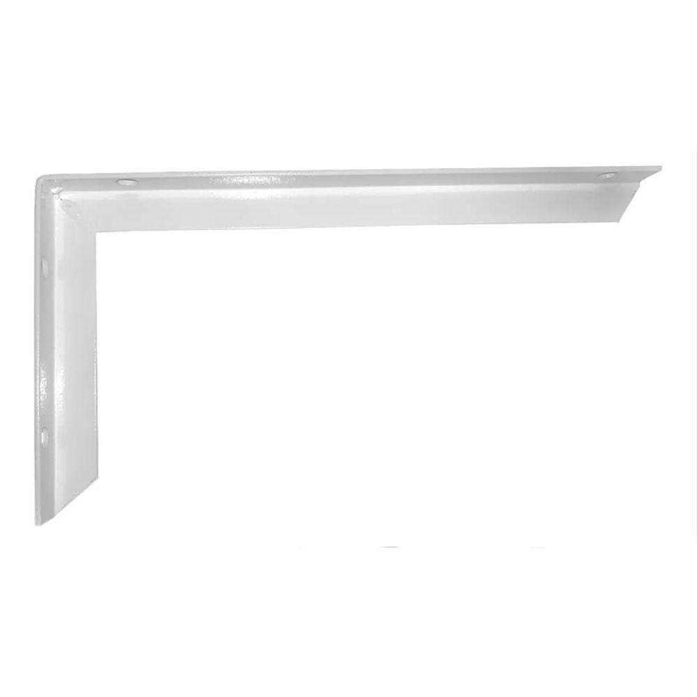 Kit 12 Suporte Mão Francesa Reforçada 50Cm Branca
