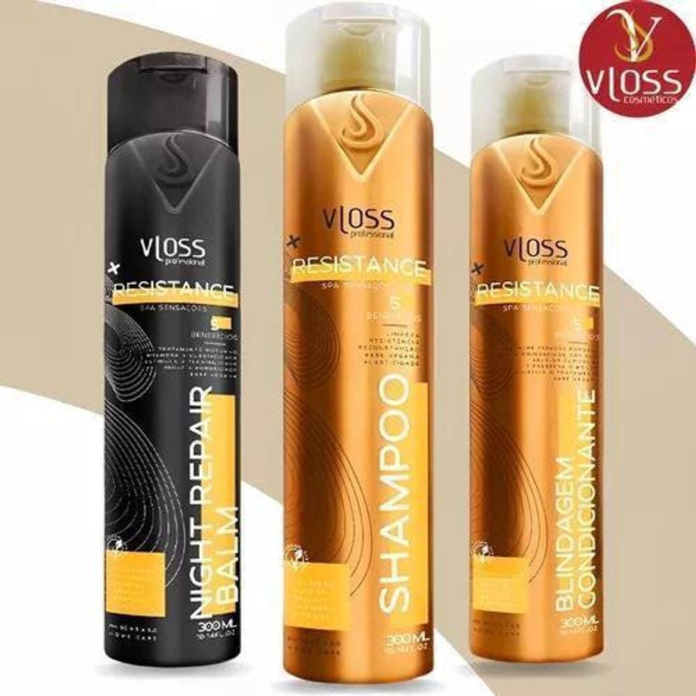 Vloss Resistance Spa Shampoo Blindagem Condicionante
