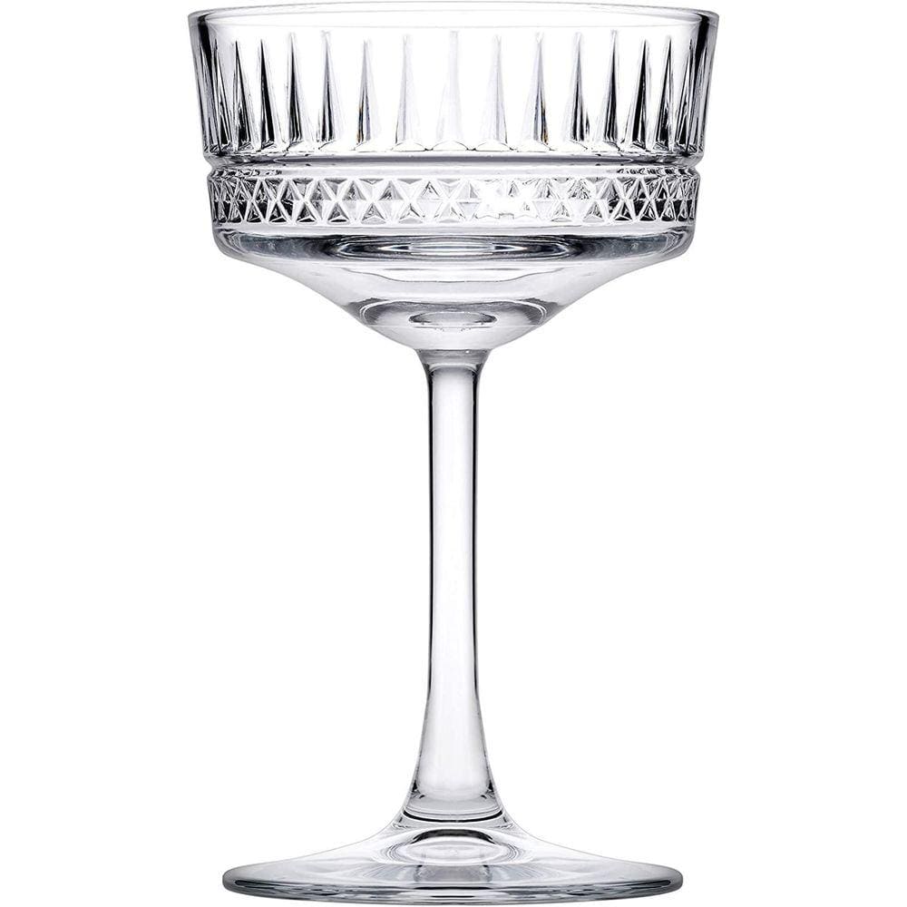 Jogo De 4 Tacas Para Champanhe Coupe Elysia Em Vidro 260Ml