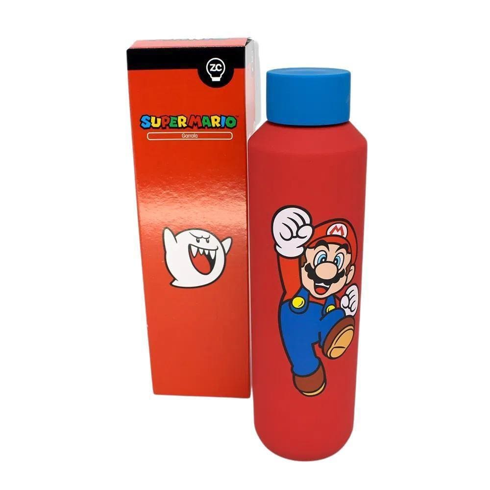 Garrafa Térmica Acqua 600Ml Super Mario - Zona Criativa