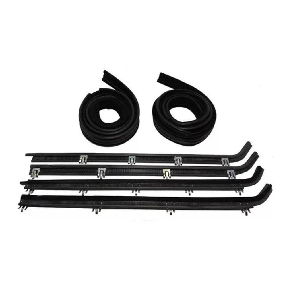 Jogo Canaleta Porta Ford F1000 F4000 93/98  4 Peças