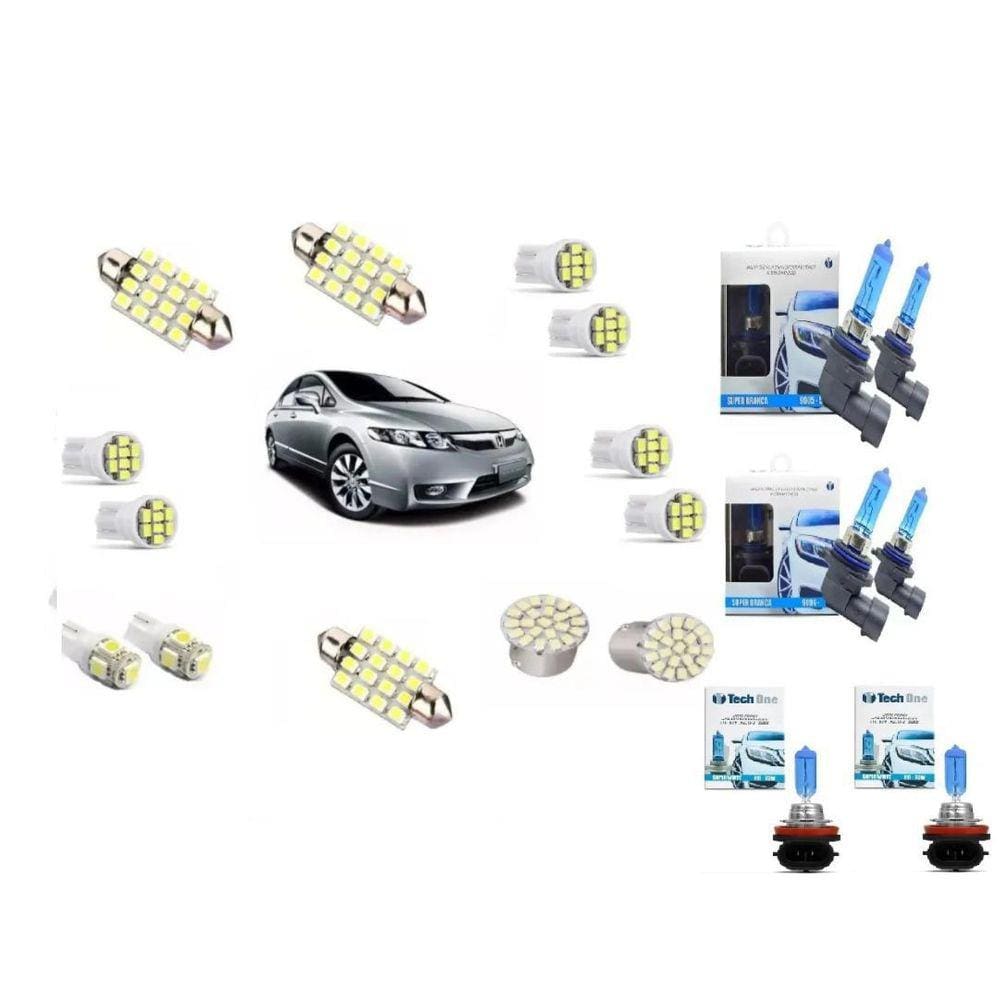 Kit Lampadas Led Civic 2006 2007 2008 2009 2010 2011 Techone