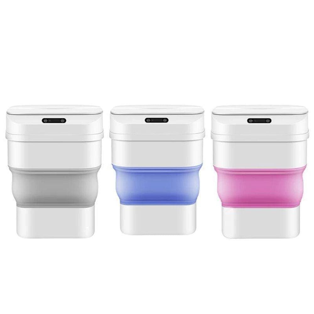 Lixeira Retrátil Smart Automática Dobrável Com Sensor