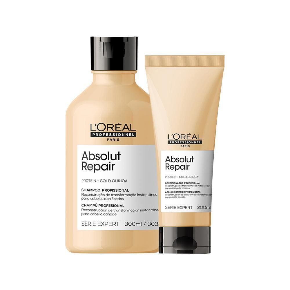 Kit L`Oréal Pro Absolut Repair Gold Quinoa - Sh E Cond 200Ml
