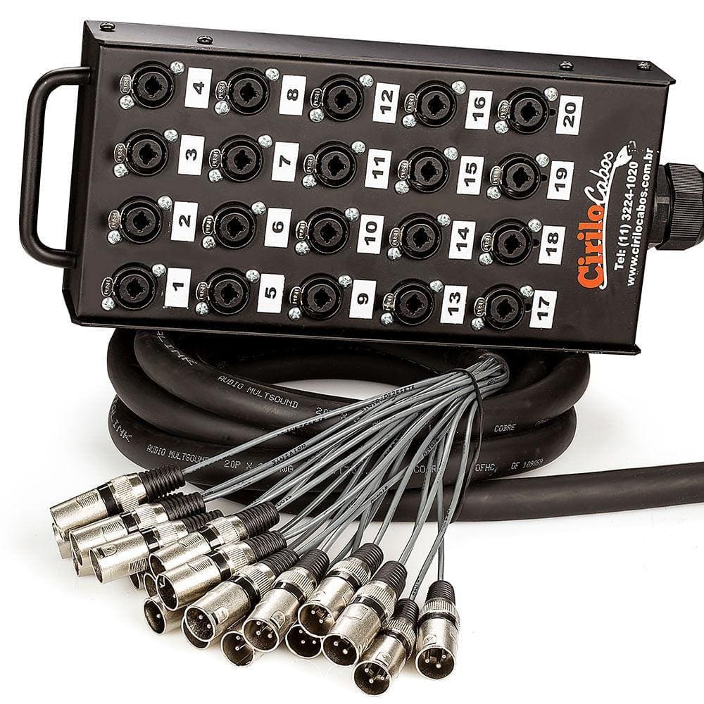 Medusa 20 Vias Com Conectores Combo - 80 Mt