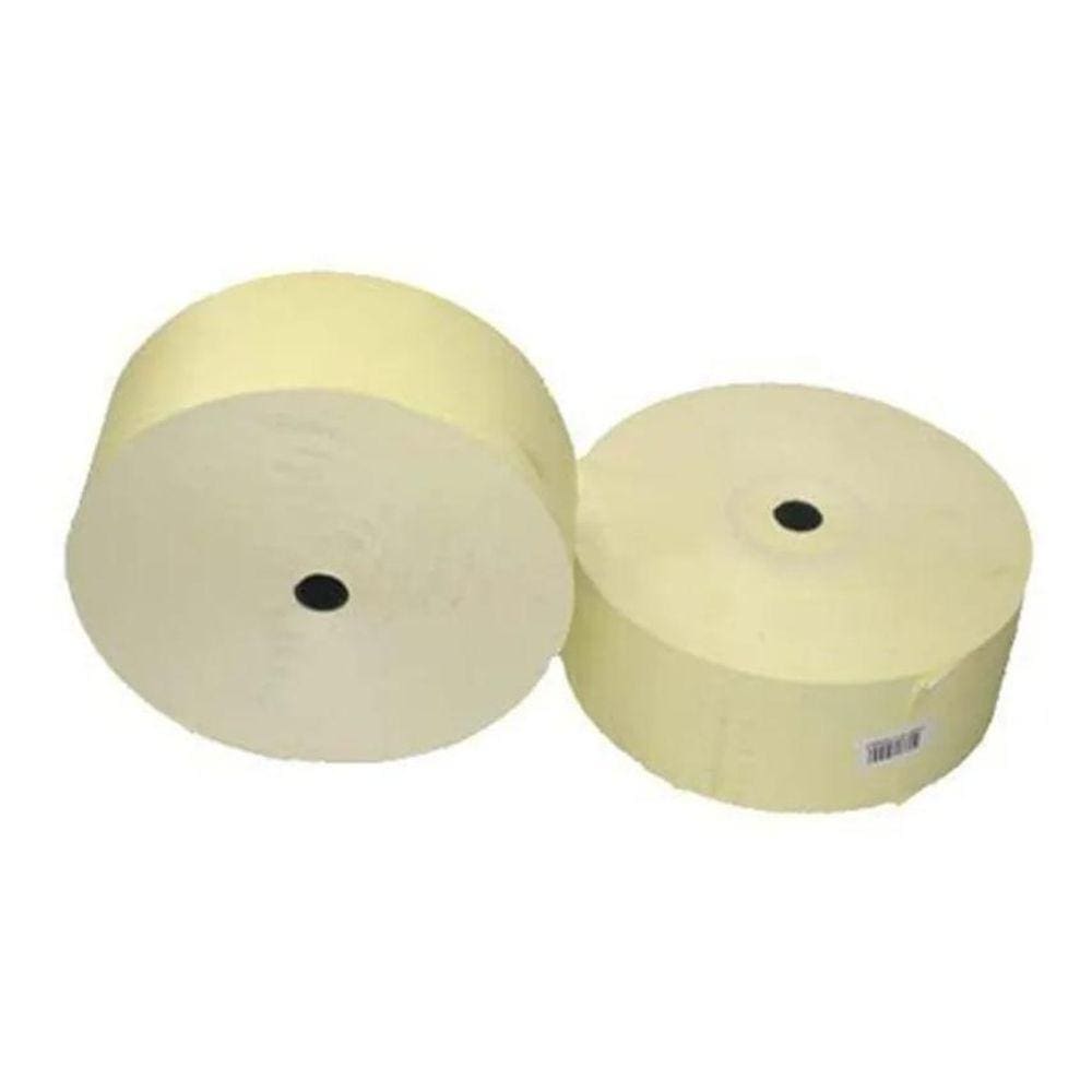 Bobina Termica 57X80 Amarela Relógio Ponto Rep C/16 Unidades