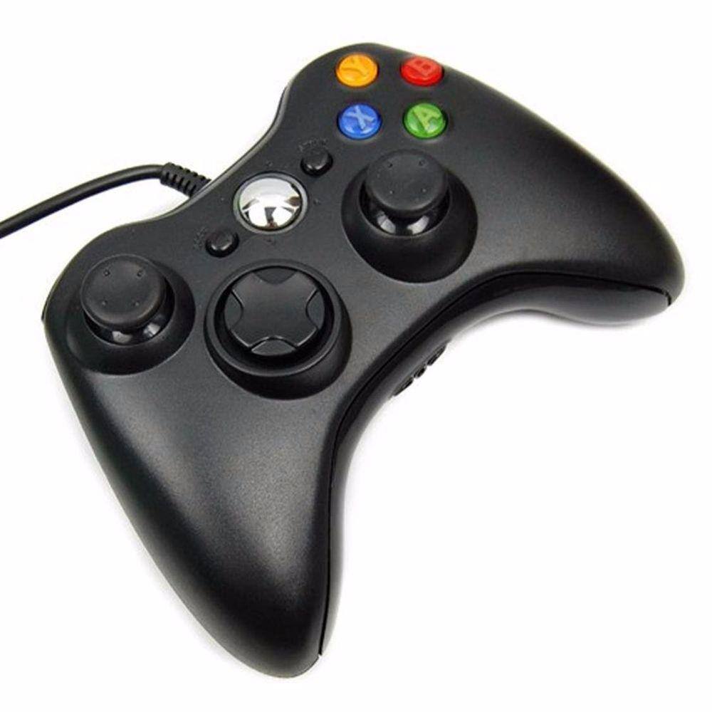 Controle Com Fio Para Xbox 360 Slim / Fat E Pc Joystick - Estrelar