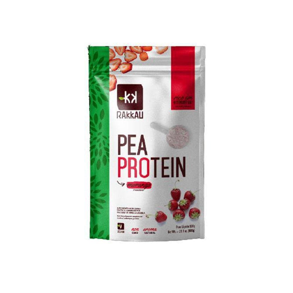 Pea Protein Morango Vegana Rakkau 600G