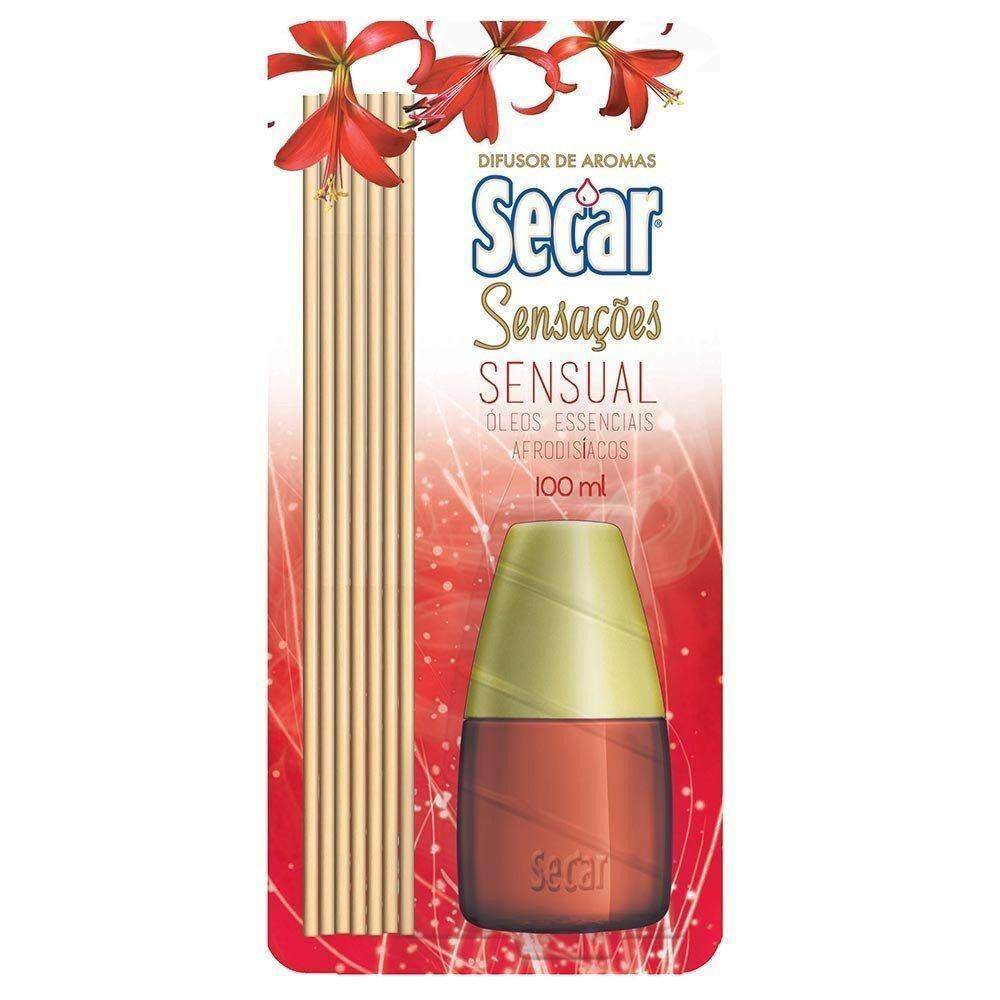 Difusor De Aroma Secar 100Ml Sensual Afrodisíaco - 12 Un