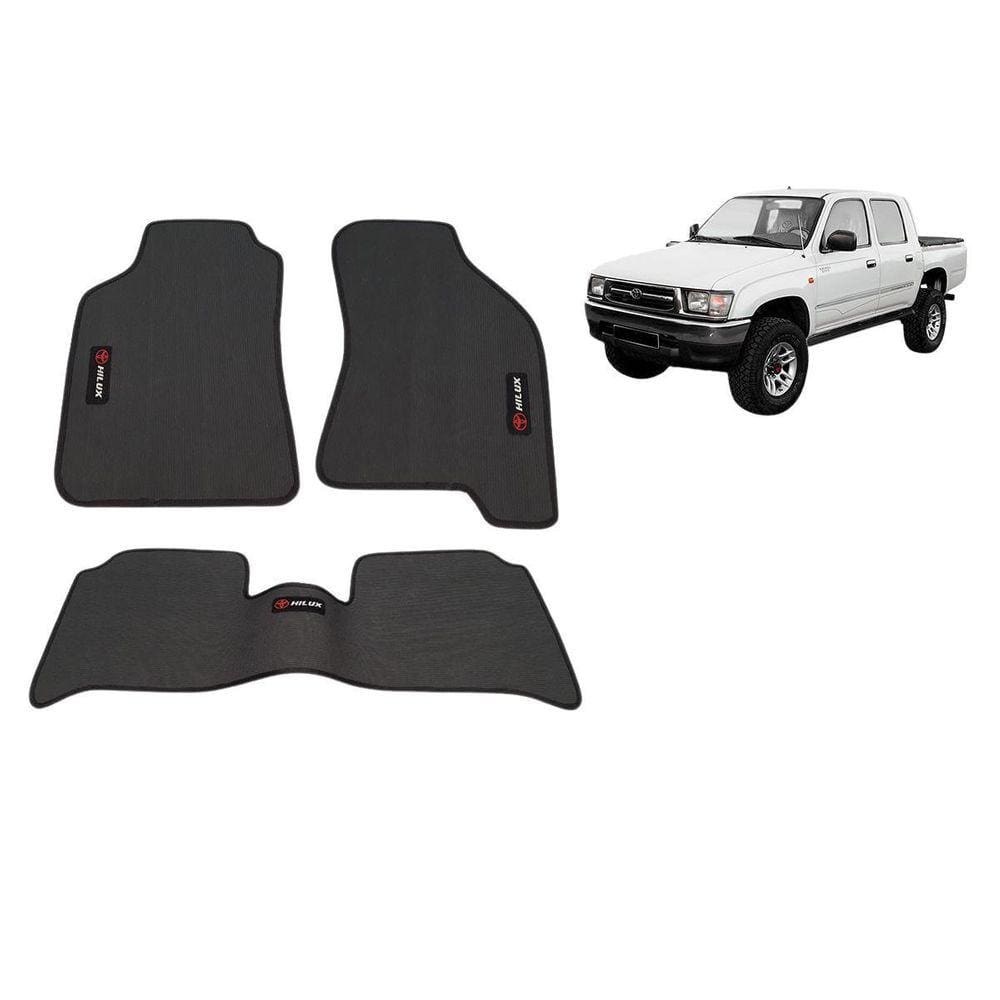 Tapete Borracha Hilux 1998 Até 2004 Com Traseiro Interiço