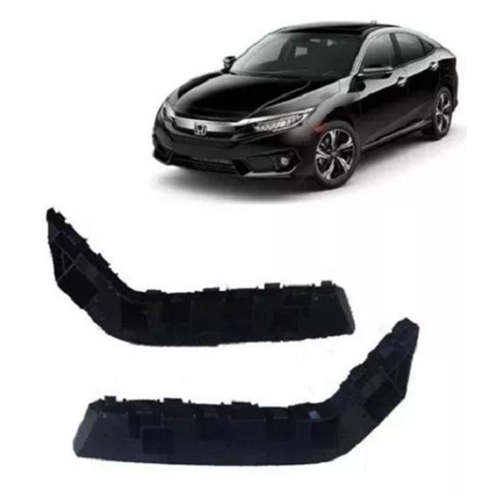 Par Guia Parachoque Dianteiro New Civic