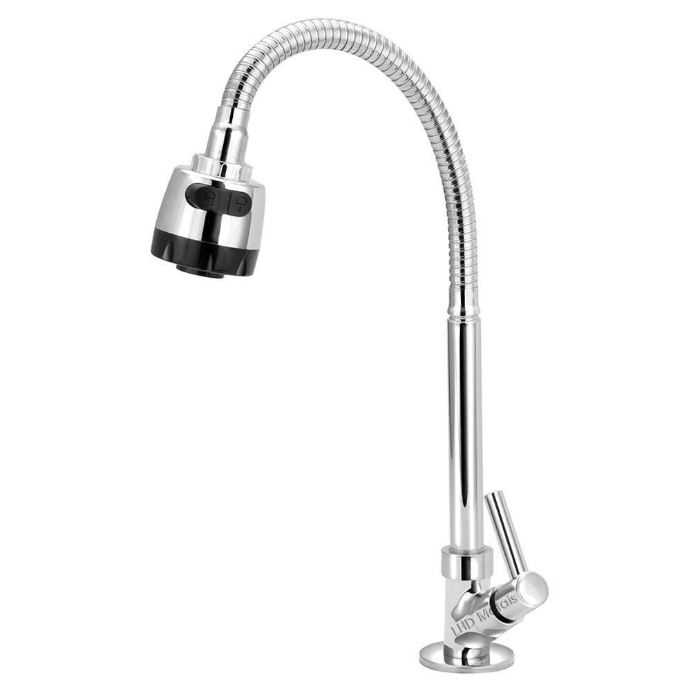Torneira De Cozinha De Mesa Bancada Tubo Gourmet Luxo 1/4V.