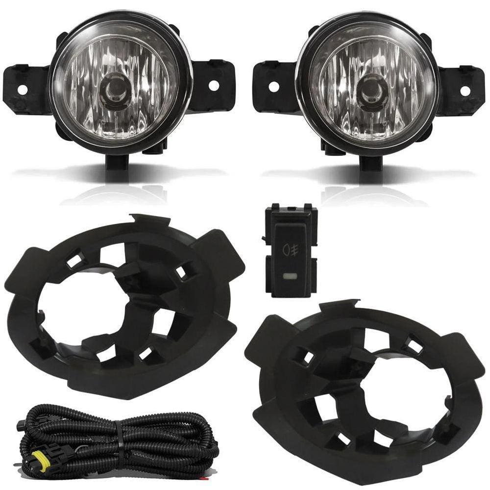 Kit Farol de Milha Renault Master 15/2020 Moldura Botão