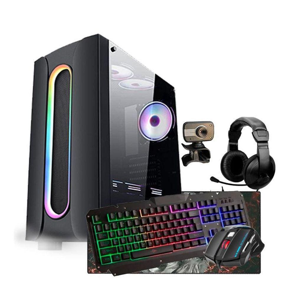 Pc Gamer Completo I5/8gb/hd1tb/vídeo2gb/monitor E Kit Gamer