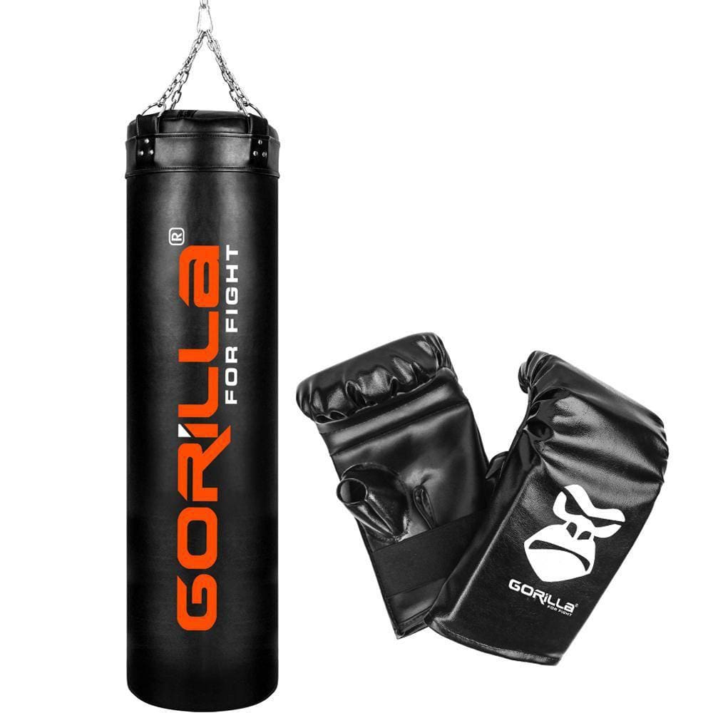 Kit Boxe Box Saco De Pancada 160 Cm + Luva Bate-Saco Gorilla