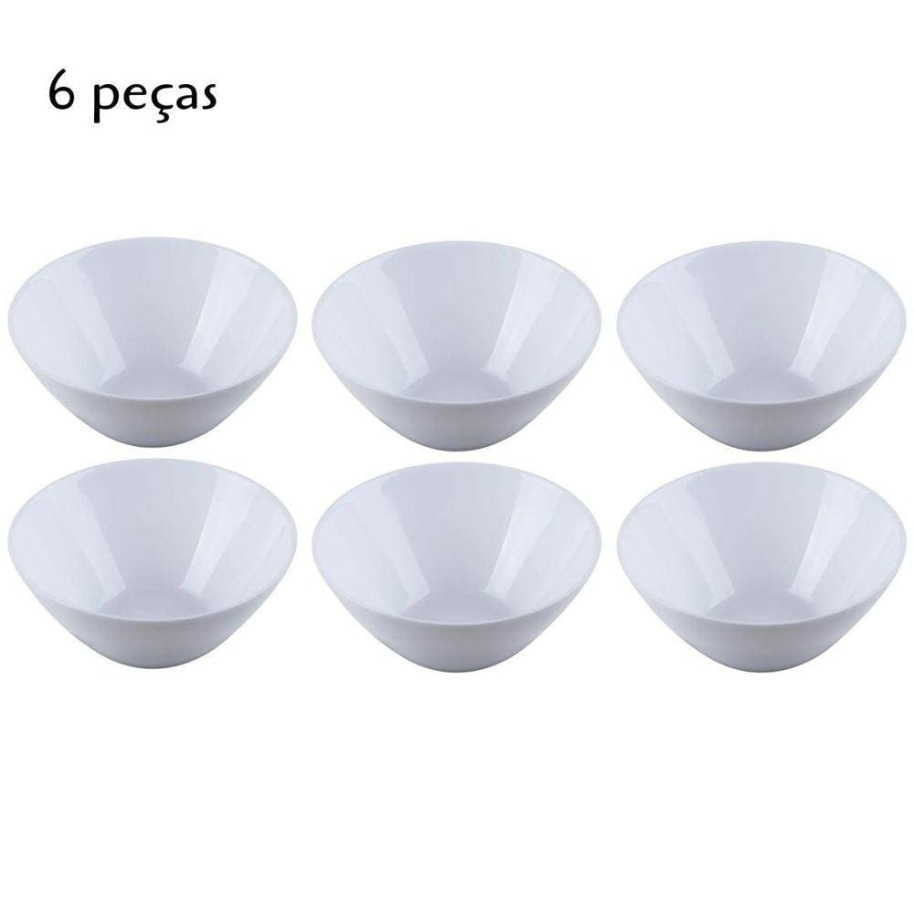 Jogo De Tigelas Em Vidro 6 Peças Duralex 390Ml Transparente