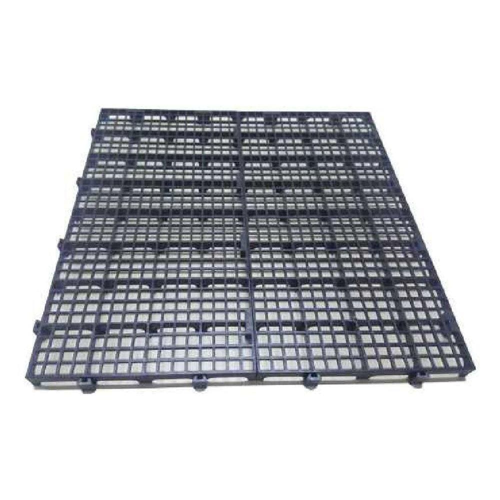 Kit 42 Pisos Plástico Preto Estrado Pallet 50X25Cm