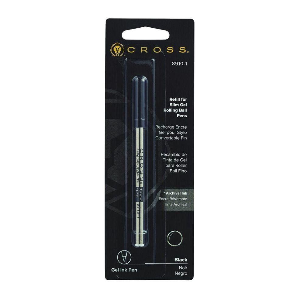 Carga Para Caneta Rollerball Cross Slim Preta F
