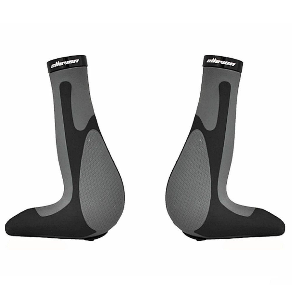 Manopla Anatômica Gel Conforto Bike Com Bar End Acoplado