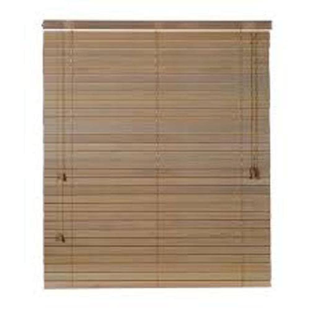 Persiana Horizontal Bambu 1,00X2,20M Marrom Claro Pátina