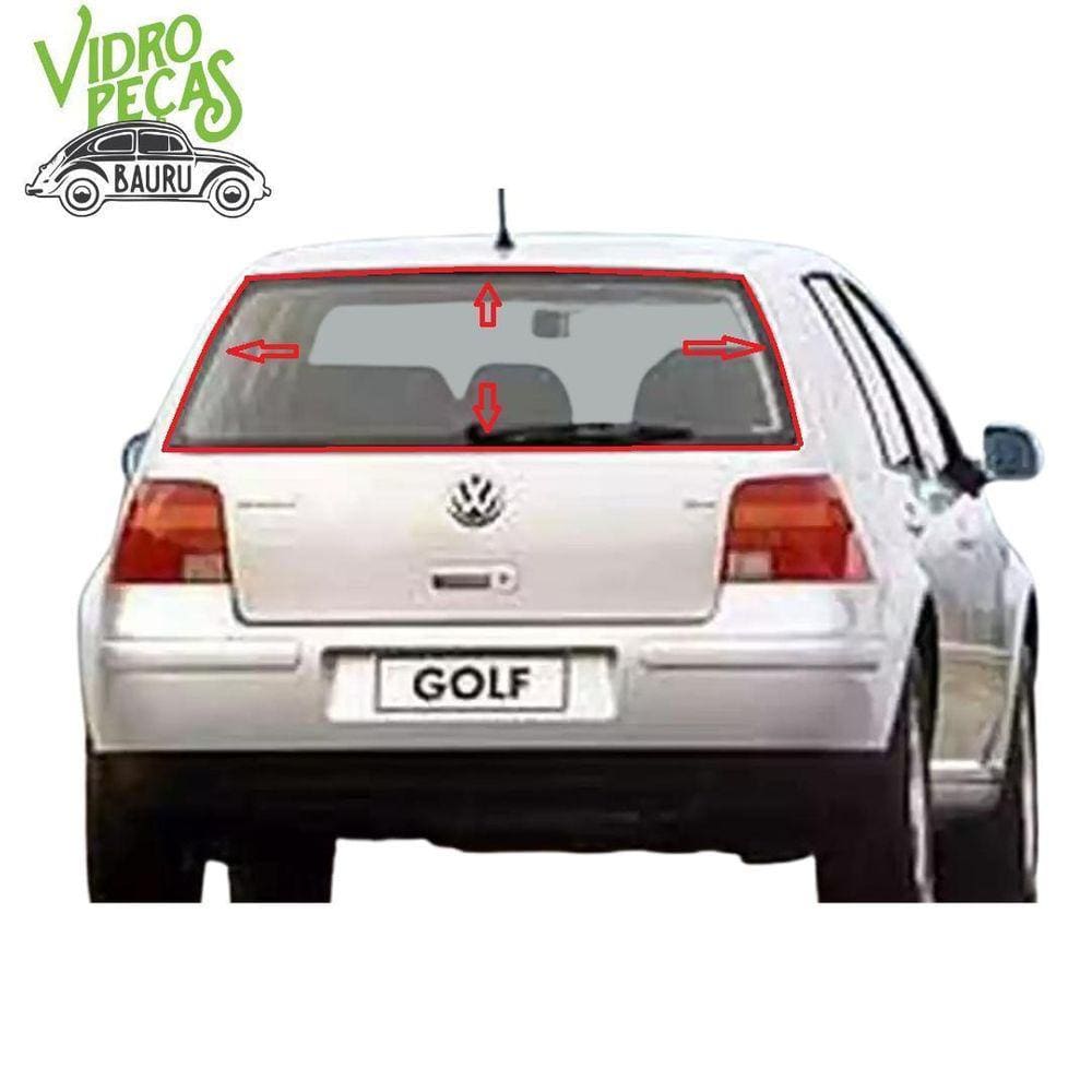 Borracha Vidro Traseiro Vigia Golf 2000 Em Diante
