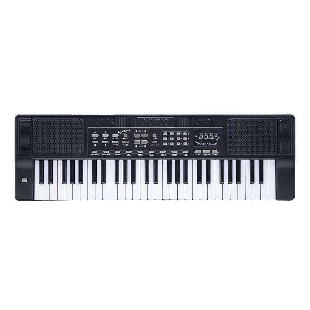 Teclado Musical Queen´S 54 Teclas Para Iniciantes