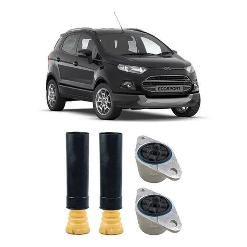 Kit Coxim Batente Traseiro Ecosport 2016 2017 2018 2019 2020