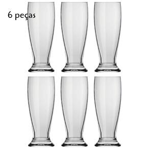 Jogo Copos Chopp Cerveja Tulipa Vidro 6pcs 230ml