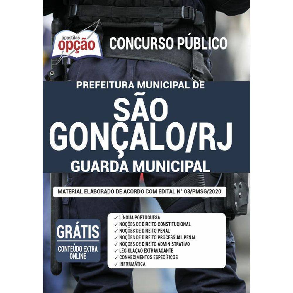 Apostila Concurso São Gonçalo Rj - Guarda Municipal